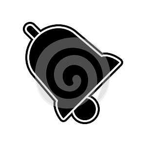school bell icon. Element of education for mobile concept and web apps icon. Glyph, flat icon for website design and development,