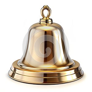 School Bell isolated on white background
