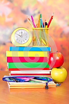 School books and stationery