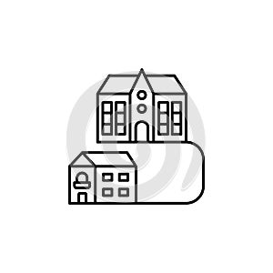 School building education icon. Element of school icon
