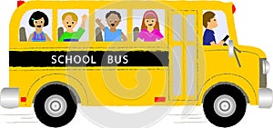 School Bus Children photo
