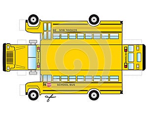 School Bus Cutout photo