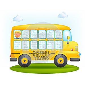 School bus frame