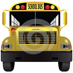 School bus front