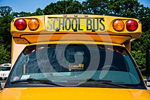 A school bus - front view 2