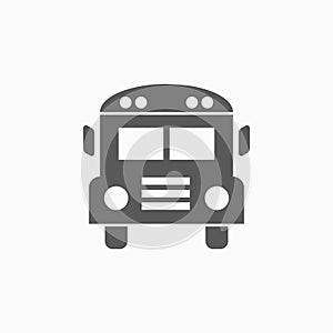 school bus icon, bus, vehicle, logistic, car, transport