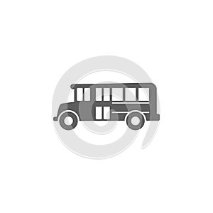 School bus icon. Element of education icon. Premium quality graphic design icon. Signs, outline symbols collection icon for websit