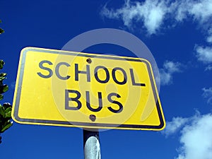 School Bus Sign