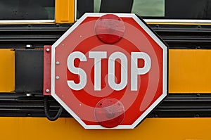 School Bus Stop Sign