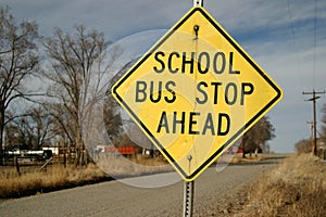 School Bus Stop Sign