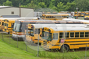 School Bus Storage Area