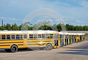 School Buses Off-Duty