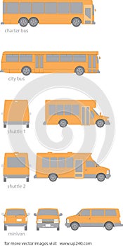 School buss drawing pattern