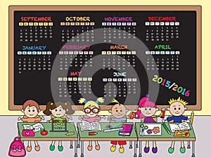 School calendar 2015.2016