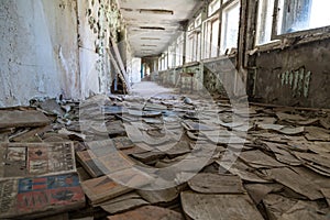 School in Chernobyl, Ukraine