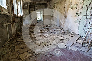 School in Chernobyl, Ukraine