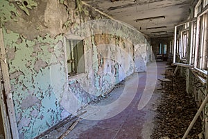 School in Chernobyl, Ukraine