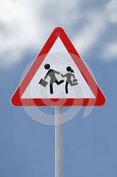 School Children Crossing Sign