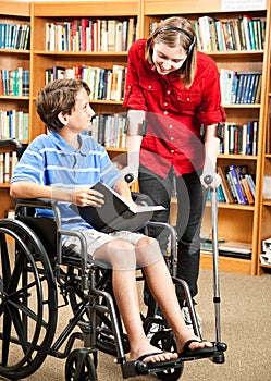 School Children with Disabilities photo