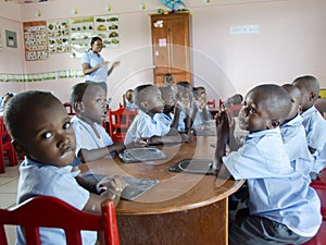 School children in Haiti