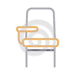 School colour line vector icon