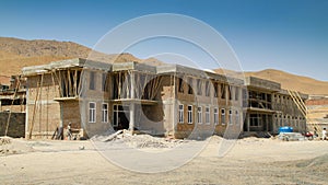 School construction in Afghanistan