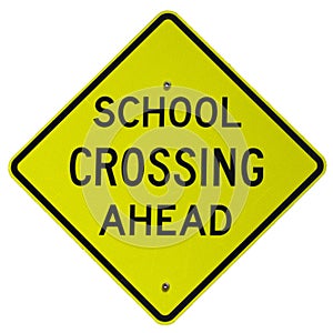 School Crossing Ahead