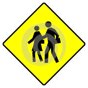 School crossing sign