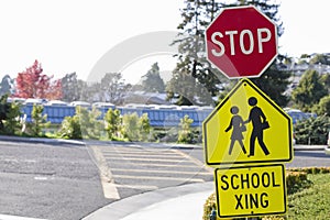 School Crosswalk Signs