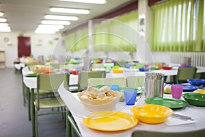 School dining room