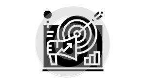 school discipline marketing glyph icon animation