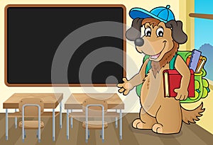 School dog theme image 3