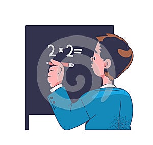 School doodle scene vector concept