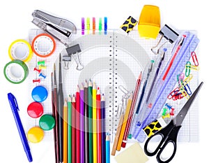 School education supplies items