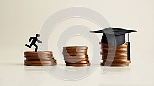 School fees and tuition fees for education, investment and scholarship