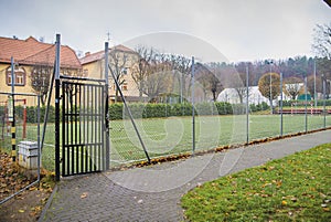 School football stadium