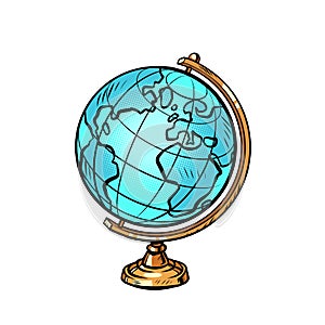School globe planet earth