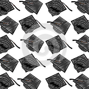 school graduation hat eduaction background