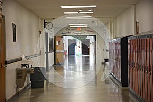 School hallway