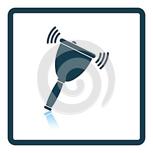 School hand bell icon