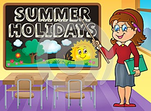 School holidays theme image 7