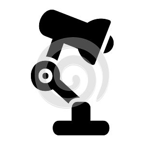 School icon bus in solid style for any projects