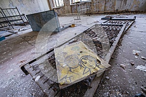 School in Illinci village, Chernobyl Zone, Ukraine