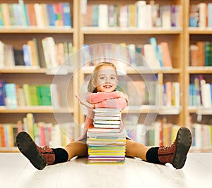 School Kid Education, Child Books, Little Girl Student