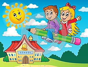 School kids theme image 5