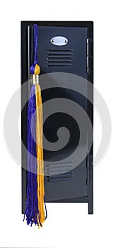 School Locker with Graduation Tassle