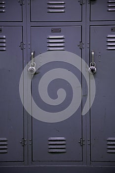 School Locker Gray