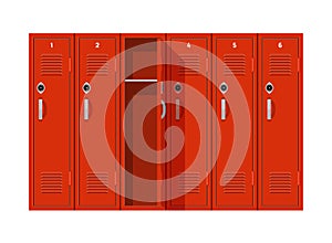 School locker vector door highschool metal gymnasium. Gym lockers box background