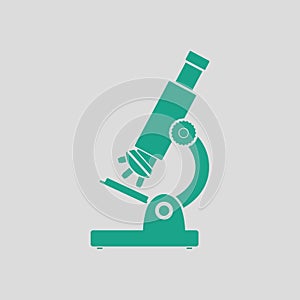 School microscope icon