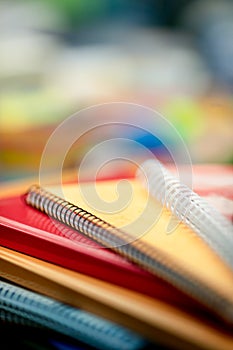 School and office stationary. Office supplies.